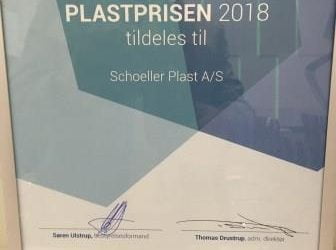 Schoeller Plast vinder Plastprisen 2018